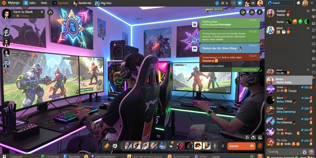 sinte4d - Tangkapan layar: Fitur multiplayer dengan teman-teman.
